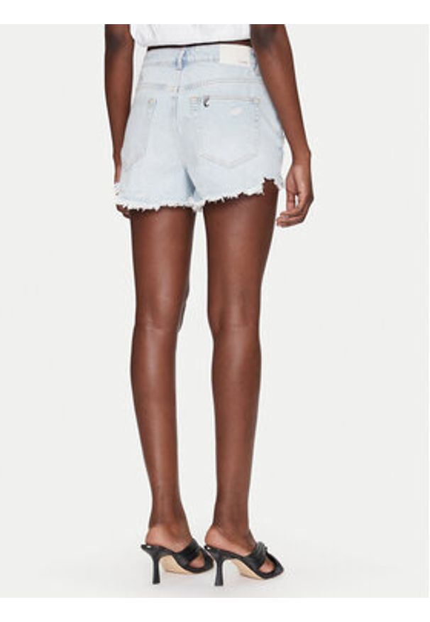 Liu Jo Szorty jeansowe UA5253 D0238 Niebieski Regular Fit. Kolor: niebieski. Materiał: bawełna