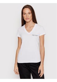 Armani Exchange T-Shirt 8NYT81 YJG3Z 1000 Biały Regular Fit. Kolor: biały. Materiał: bawełna