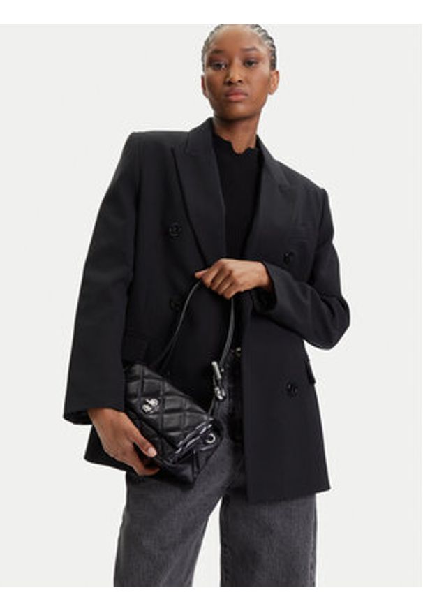 MARC JACOBS - Marc Jacobs Torebka The Quilted Mini Dual Shoulder Bag 2S5HSH023H02 Czarny. Kolor: czarny. Materiał: skórzane