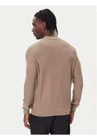BOSS Sweter Anion_S 50527584 Beżowy Regular Fit. Kolor: beżowy. Materiał: bawełna