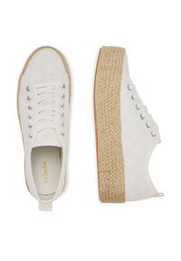 DeeZee Espadryle SH-053 Biały. Kolor: biały. Materiał: materiał