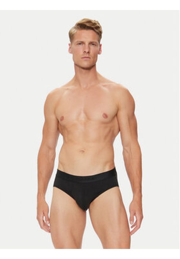 Calvin Klein Underwear Komplet 3 par slipów 000NB3650A Czarny. Kolor: czarny. Materiał: lyocell