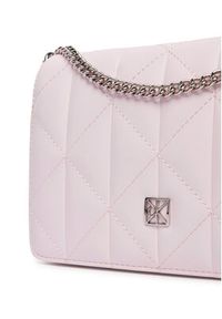 Calvin Klein Torebka Quilted Mini Chain Bag LV04F3321G Różowy. Kolor: różowy. Materiał: skórzane #6