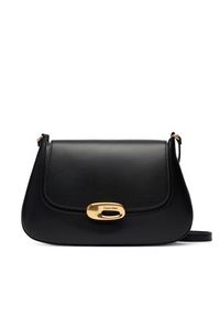 Calvin Klein Torebka Hardware Flap Medium Crossbody LV04F3401G Czarny. Kolor: czarny. Materiał: skórzane #6