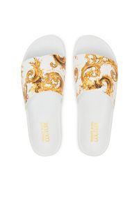 Versace Jeans Couture Klapki 80YA3SQ4 ZS365 G03 Biały. Kolor: biały. Materiał: syntetyk #2