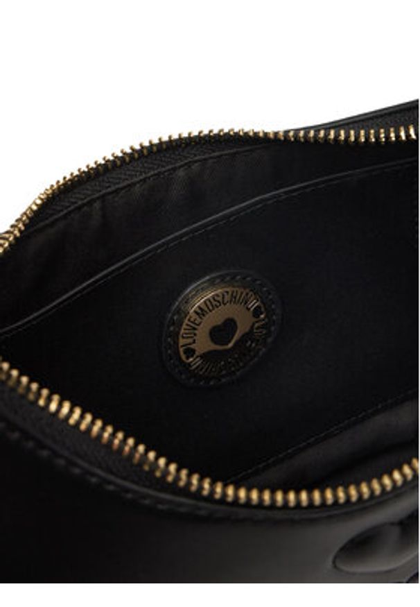 Love Moschino - LOVE MOSCHINO Torebka JC4219PP0MKF0000 Czarny. Kolor: czarny. Materiał: skórzane