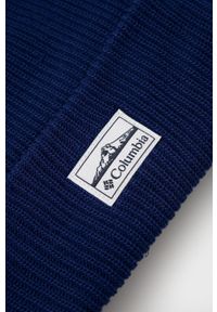 columbia - Columbia czapka Lost Lager II. Kolor: niebieski. Materiał: włókno #3