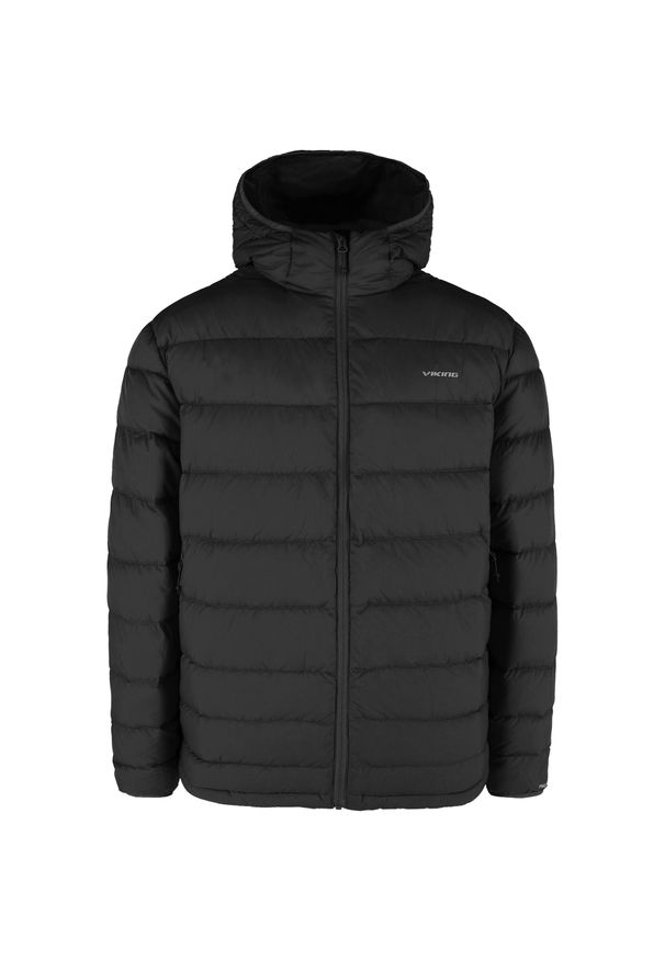 Viking - Kurtka puchowa męska VIKING Rovi. Kolor: czarny. Materiał: puch. Sport: turystyka piesza