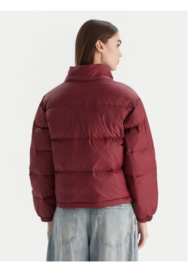 Calvin Klein Jeans Kurtka puchowa Essential LV047D501G Bordowy Relaxed Fit. Kolor: czerwony. Materiał: syntetyk