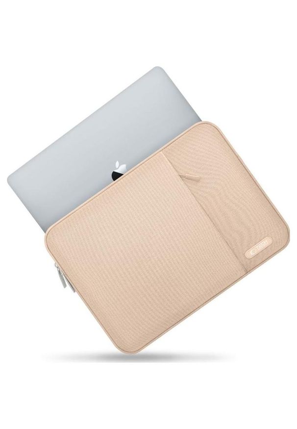 TECH-PROTECT - Wsuwka Tech-Protect Sleevy 15''-16'' beżowy. Kolor: beżowy. Materiał: materiał, poliester, polar, tkanina. Styl: biznesowy, elegancki, casual