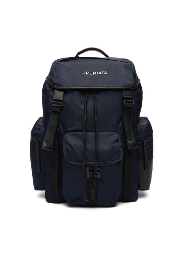 Premiata Plecak Booker Var 2138 Granatowy. Kolor: niebieski. Materiał: materiał