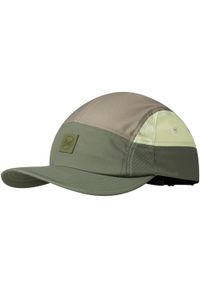 Buff - Czapka z daszkiem BUFF 5 PANEL GO CAP DOMUS APRICOT. Kolor: zielony