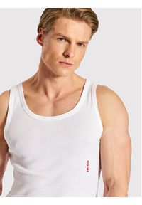 Hugo Komplet 2 tank topów 50469778 Biały Slim Fit. Kolor: biały. Materiał: bawełna