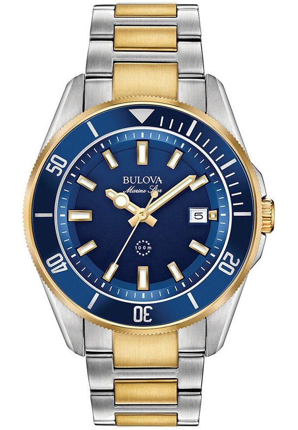 Zegarek Bulova Zegarek męski Bulova 98B334 srebrny. Kolor: srebrny