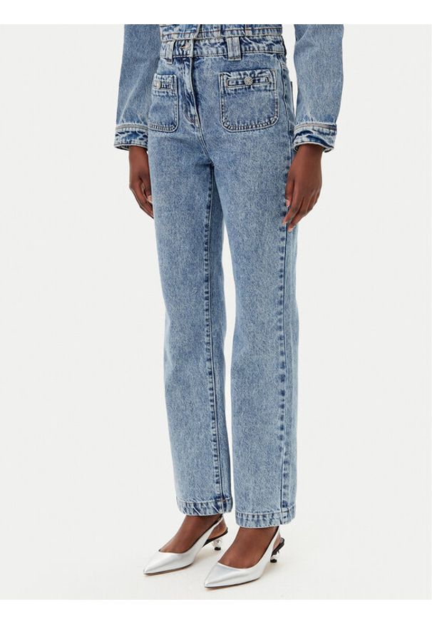 Morgan Jeansy 251-PCHARME Błękitny Bootcut Fit. Kolor: niebieski
