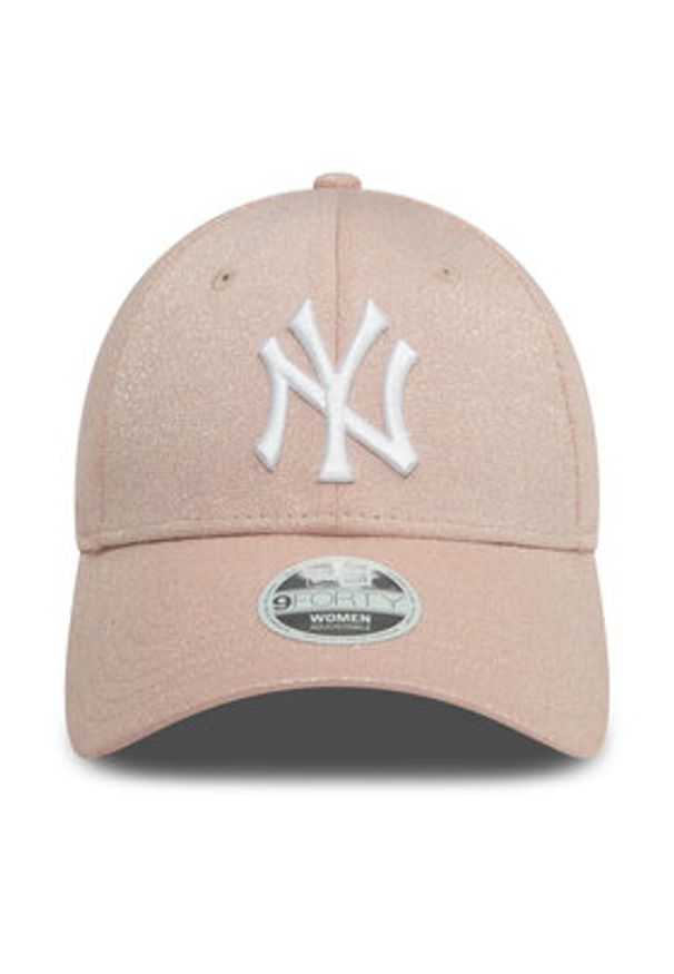 New Era Czapka z daszkiem Glitter New York Yankees 9FORTY 60580737 Różowy. Kolor: różowy. Materiał: materiał
