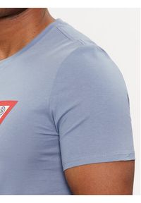 Guess T-Shirt Logo M2YI71 I3Z14 Niebieski Slim Fit. Kolor: niebieski. Materiał: bawełna #3
