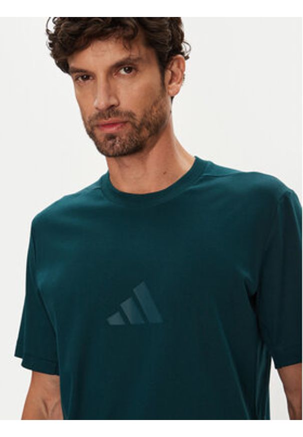 Adidas - adidas T-Shirt Z.N.E. JW4736 Zielony Regular Fit. Kolor: zielony. Materiał: bawełna