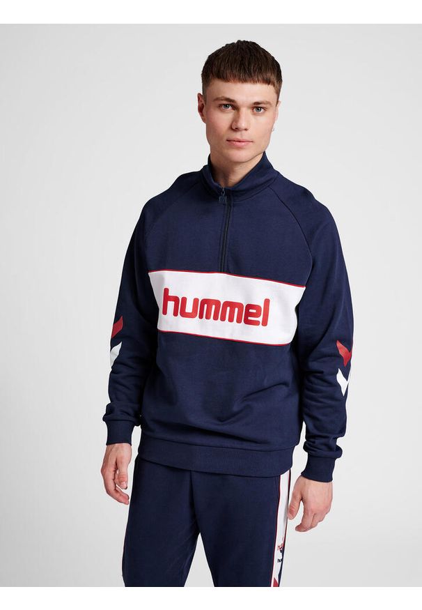 Bluza z zamkiem 1/2 Hummel IC Durban. Kolor: niebieski
