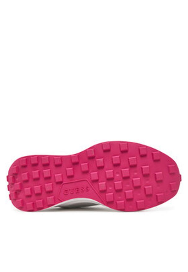 Guess Sneakersy FLPLUC ELE12 Biały. Kolor: biały. Materiał: skóra