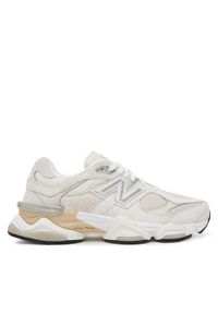 New Balance Sneakersy U9060WHT Beżowy. Kolor: beżowy. Materiał: zamsz, skóra
