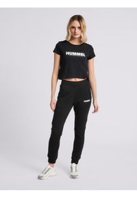 Hummel - T-SHIRT KOSZULKA SPORTOWA DAMSKA HUMMEL hmlLEGACY WOMAN CROPPED TOP. Kolor: czarny #2