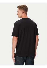 Hugo - HUGO T-Shirt Ezra 50566114 Czarny Regular Fit. Kolor: czarny. Materiał: bawełna #4