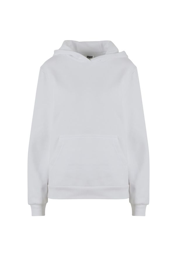 Bluza damska z kapturem Urban Classics Organic Loose Brushed. Typ kołnierza: kaptur. Kolor: biały