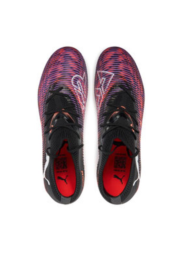 Puma Buty do piłki nożnej Future 8 Match Fg/Ag 108140 01 Czarny. Kolor: czarny. Materiał: skóra