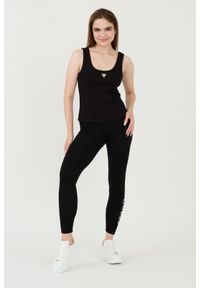 Guess - GUESS Czarny damski top Ribbed Knit Tank, Rozmiar M. Kolor: czarny #6