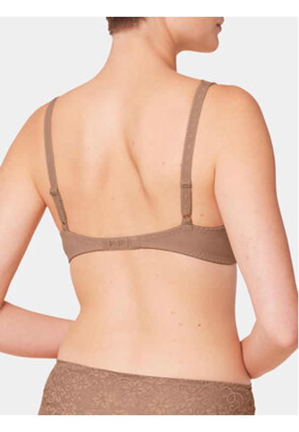 Triumph Biustonosz z fiszbiną Amourette 300 WHP X 10166798 Brązowy. Kolor: brązowy. Materiał: syntetyk