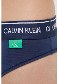Calvin Klein Underwear Figi kolor granatowy. Kolor: niebieski. Materiał: włókno #2