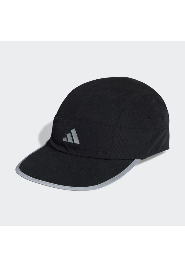 Adidas - Running Packable HEAT.RDY X-City Cap. Kolor: czarny, szary, wielokolorowy. Materiał: materiał. Styl: sportowy