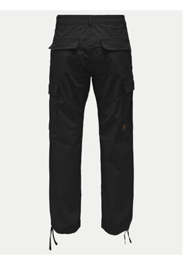 Only & Sons Spodnie materiałowe Ray 22028640 Czarny Loose Fit. Kolor: czarny. Materiał: bawełna