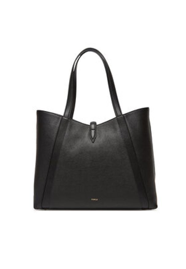 Furla Torebka Goccia L WB01788 BX3353 KH O6000 Czarny. Kolor: czarny. Materiał: skórzane