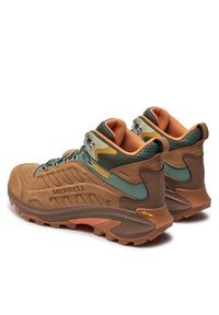 Merrell Trekkingi Moab Speed 2 Mid Ltr Wp J038426 Brązowy. Kolor: brązowy. Materiał: skóra, nubuk