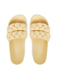 Tommy Jeans Klapki Tjw Braided Slide EN0EN02764 Żółty. Kolor: żółty. Materiał: materiał #6