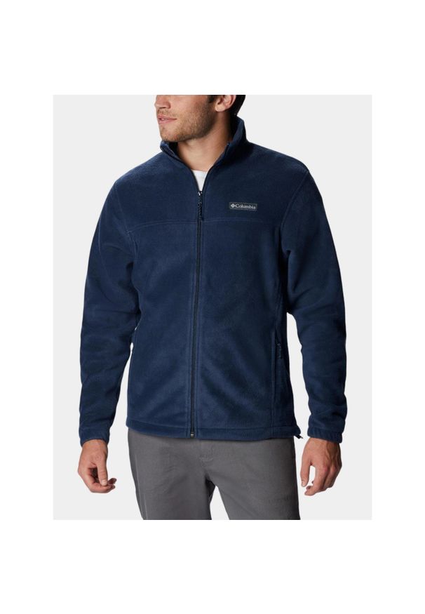 columbia - Polarowy sweter męski Columbia Sns Mountain Full Zip 2.0. Kolor: niebieski. Materiał: polar