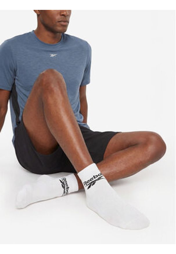Reebok Skarpety długie R0429-SS24 (3-pack) Biały. Kolor: biały. Materiał: materiał