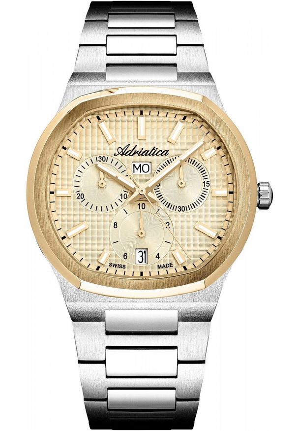 Zegarek Adriatica Zegarek męski Adriatica A8349.2111CH srebrny. Kolor: srebrny