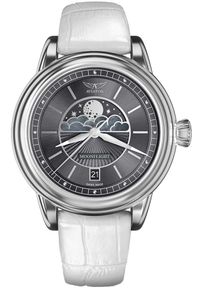 AVIATOR - Zegarek damski Aviator V.1.33.0.254.4.WM biały. Kolor: biały #1