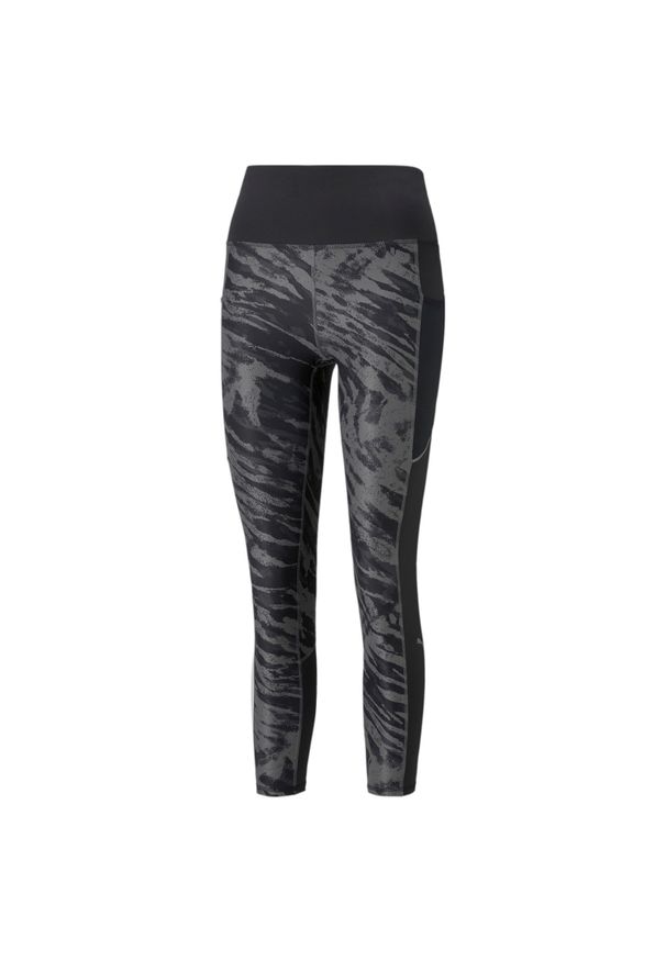 Damskie legginsy graficzne 7/8 Puma 5K. Kolor: czarny. Sport: bieganie