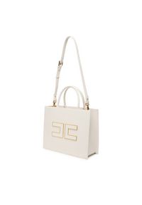 Elisabetta Franchi Torebka BS-32A-56E2-V420 Biały. Kolor: biały. Materiał: skórzane #5