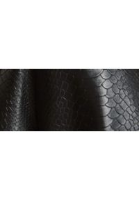 TOP SECRET - Ramoneska z paskiem ze skóry ekologicznej. Kolor: czarny. Materiał: skóra ekologiczna. Długość rękawa: długi rękaw. Długość: krótkie. Sezon: jesień #5