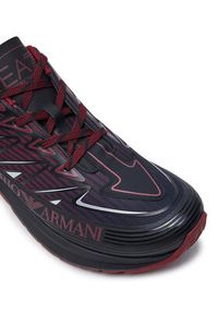 EA7 Emporio Armani Sneakersy X8X129 XK307 U027 Czarny. Kolor: czarny. Materiał: skóra