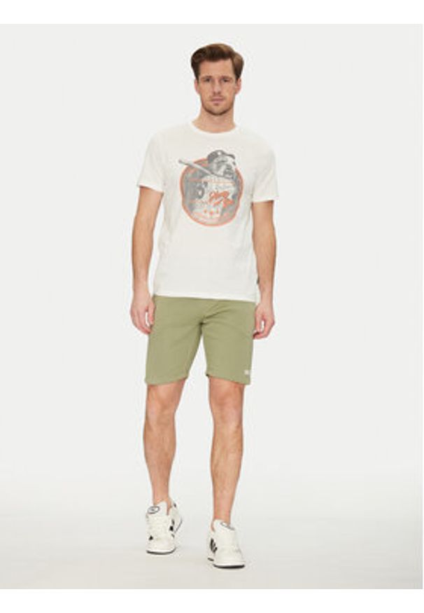 Blend Szorty sportowe 20714198 Zielony Regular Fit. Kolor: zielony. Materiał: syntetyk. Styl: sportowy
