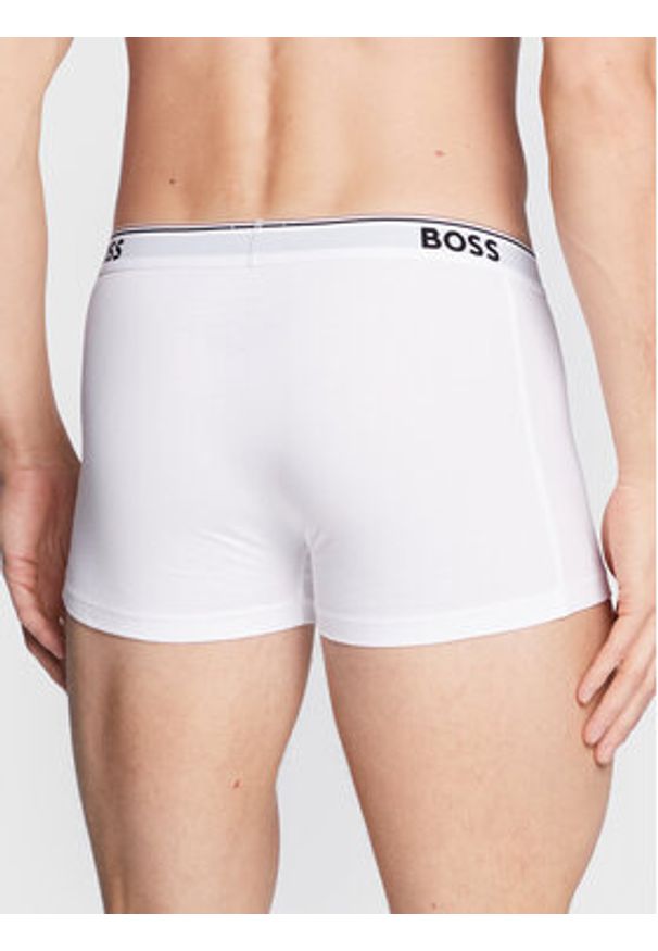 BOSS - Boss Komplet 3 par bokserek Power 50475274 Biały. Kolor: biały. Materiał: bawełna