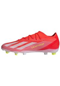 Adidas - Buty piłkarskie adidas X Crazyfast Pro M IF0676 czerwone. Zapięcie: sznurówki. Kolor: czerwony. Materiał: syntetyk, guma. Sport: piłka nożna #3