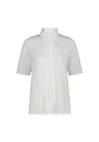 Damska koszulka polo CMP. Typ kołnierza: polo. Kolor: biały #1