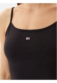 Tommy Jeans Top Essential DW0DW20675 Czarny Slim Fit. Kolor: czarny. Materiał: bawełna #2